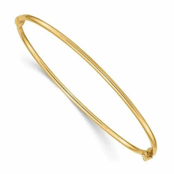 14K Hinged Bangle Bracelet - Goldmart Signature Collection Goldmart Jewelers Redding, CA