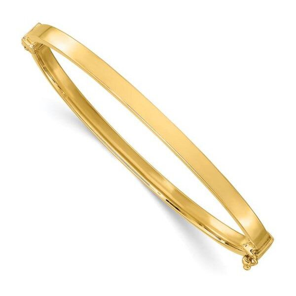 14K Hinged Bangle Bracelet – Goldmart Signature Goldmart Jewelers Redding, CA