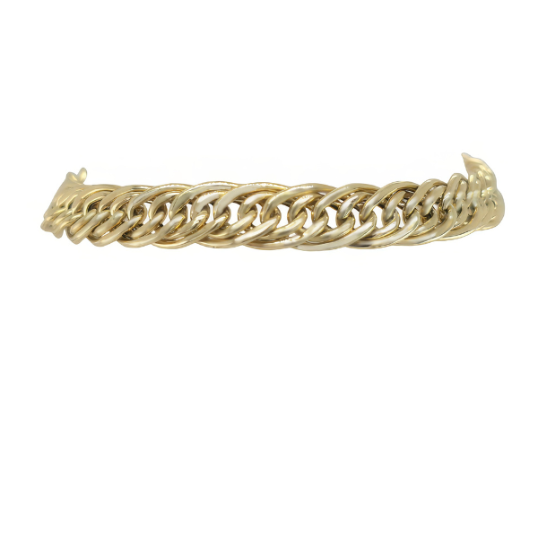 14K Yellow Gold Fancy Link Bracelet Image 2 Goldmart Jewelers Redding, CA