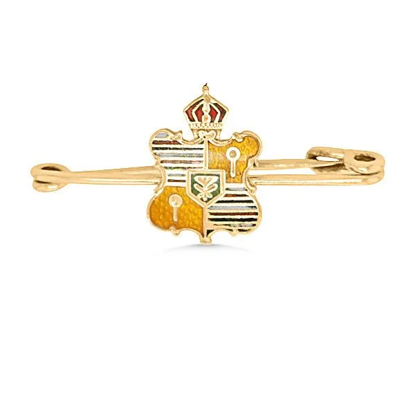 14K Crest pin - Estate Goldmart Jewelers Redding, CA