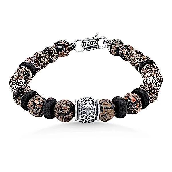 Silver & semi-precious gem bead Bracelet by William Henry Goldmart Jewelers Redding, CA