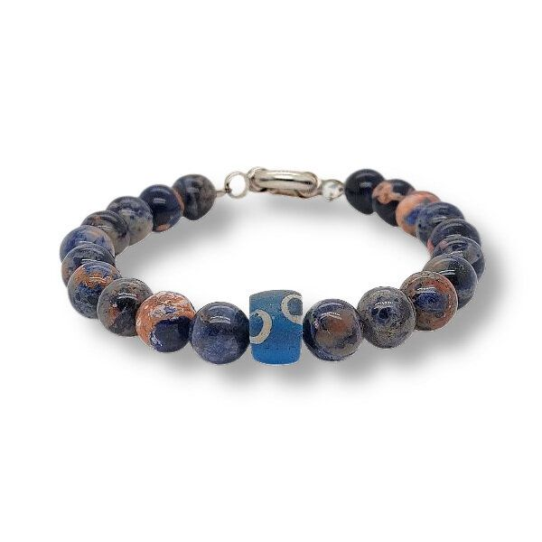 Bracelet w/Moorish Trade Beads Circa 1200 – GM Goldmart Jewelers Redding, CA