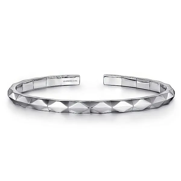 SS 7.25” Open Cuff Metal Bracelets by Gabriel & Co. Goldmart Jewelers Redding, CA