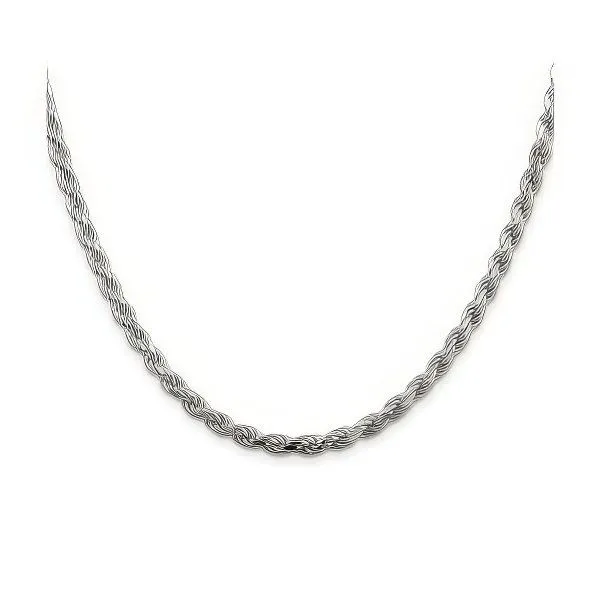 SS 22” Diamond Cut Rope Chain – GM Signature Goldmart Jewelers Redding, CA