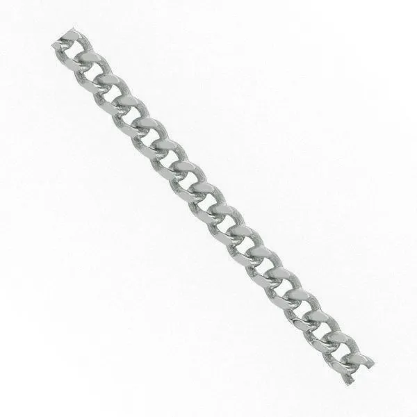 Sterling Silver 24” adjustable Curb Chain – Goldmart Image 2 Goldmart Jewelers Redding, CA