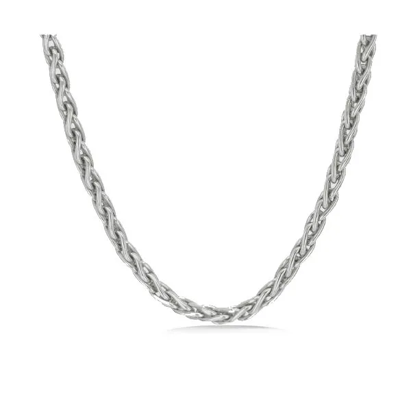 Sterling Silver 24” adjustable Wheat Chain – Goldmart Goldmart Jewelers Redding, CA