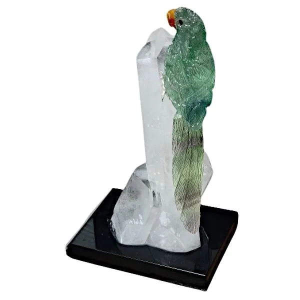 Colorful handmade medium Macaw by Peter Muller Goldmart Jewelers Redding, CA