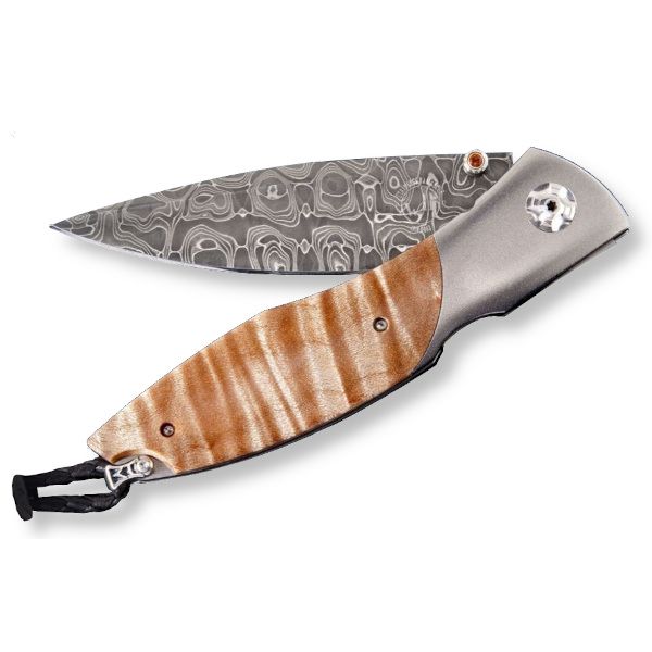 Maple, hand forged limited-edition knife by William Henry Goldmart Jewelers Redding, CA