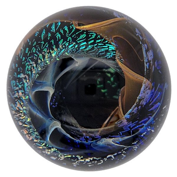 29-30mm hand blown Glass Vortex Orbs by Kevin O'Grady Goldmart Jewelers Redding, CA