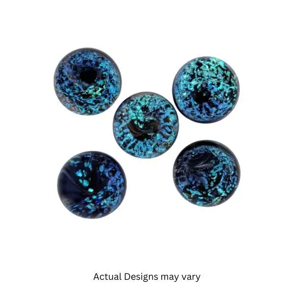 25mm Hand Blown Glass Vortex Orbs by Kevin O'Grady Goldmart Jewelers Redding, CA