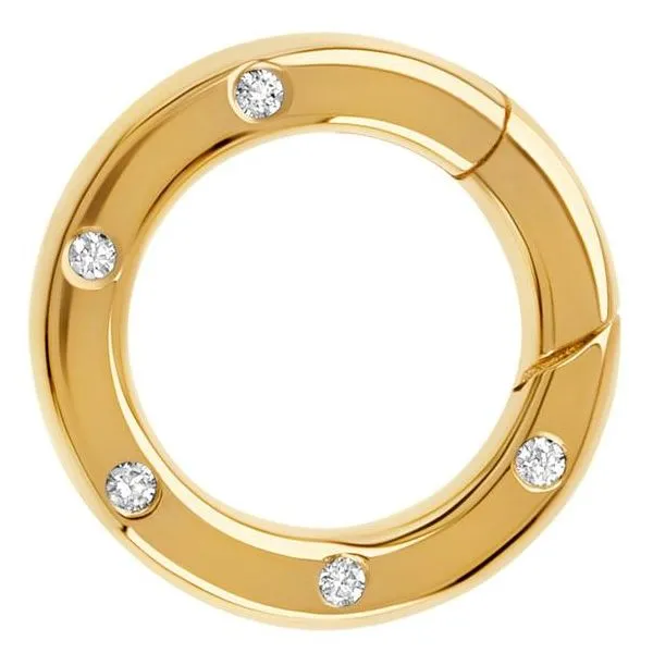 Flush Set Round Clip Hinge The Hills Jewelry LLC Dublin, OH