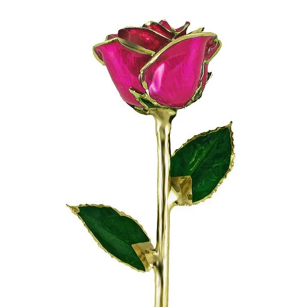 Hot Pink 24kt gold tipped rose gift set The Ring Austin Round Rock, TX