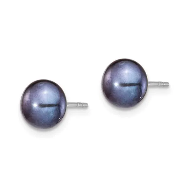 925 Sterling Silver Black FWP Necklace And Stud Earrings Set Image 3 The Ring Austin Round Rock, TX