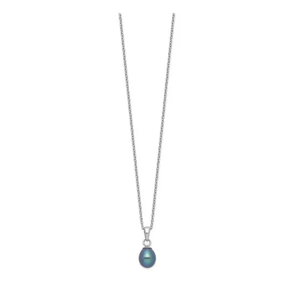 925 Sterling Silver Black FWP Necklace And Stud Earrings Set Image 2 The Ring Austin Round Rock, TX