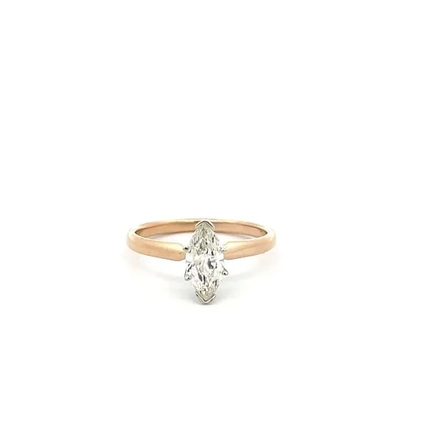 7/8CTW 14K YG/WG Mined Diamond J-K,I1 Marquise Solitaire Ring Size 7 The Ring Austin Round Rock, TX