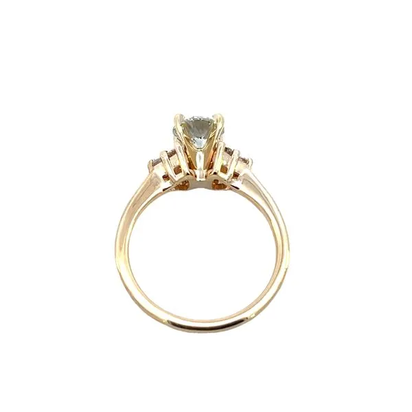 1 1/5CTW 14K YG Natural Round Diamond Accented Stones Engagement Ring Size 7 Image 3 The Ring Austin Round Rock, TX