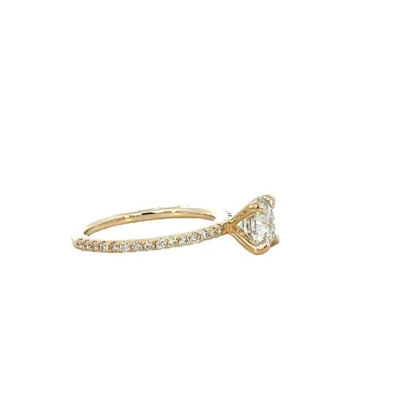 1 1/2CTW 14K YG 4 Prong Diamond Engagement Ring Image 3 The Ring Austin Round Rock, TX