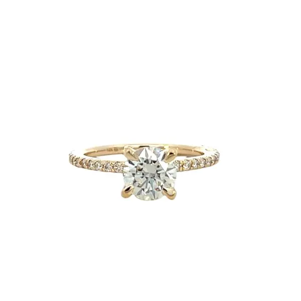 1 1/2CTW 14K YG 4 Prong Diamond Engagement Ring The Ring Austin Round Rock, TX