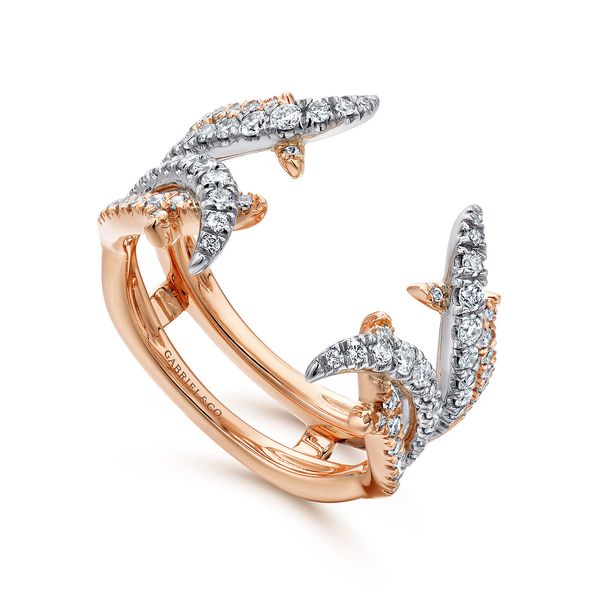 14K Rose Gold Open Style Ring Image 2 The Ring Austin Round Rock, TX