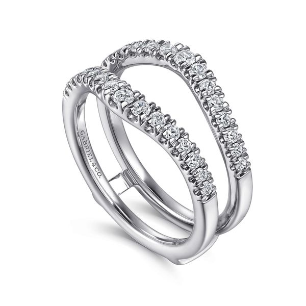14K White Gold Insert/Jacket Ring Image 3 The Ring Austin Round Rock, TX
