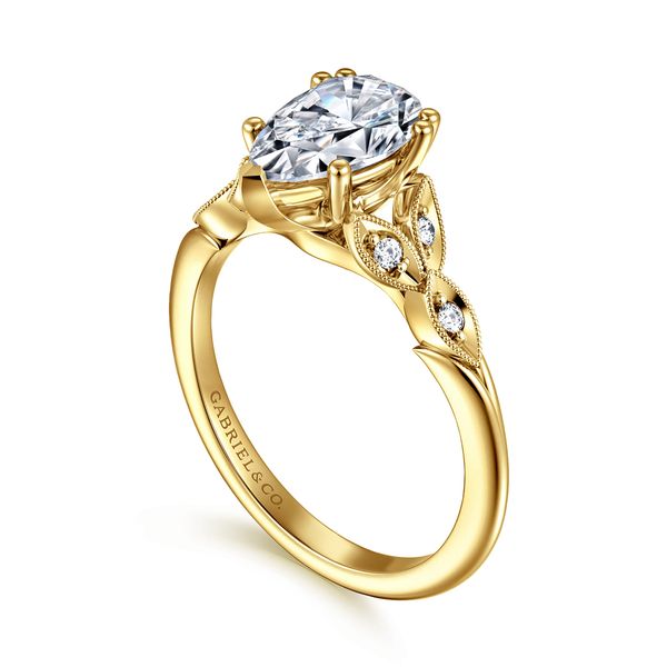 14K Yellow Gold Straight Ring The Ring Austin Round Rock, TX