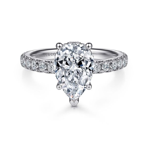 Hidden Halo Engagement Ring Image 2 The Ring Austin Round Rock, TX