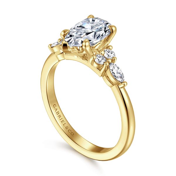 14K Yellow Gold Straight Ring Image 3 The Ring Austin Round Rock, TX
