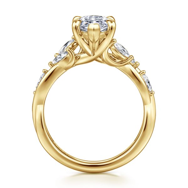 14K Yellow Gold Twisted Ring Image 2 The Ring Austin Round Rock, TX