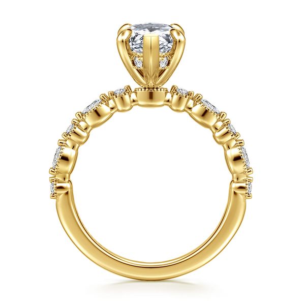 Hidden Halo Engagement Ring Image 2 The Ring Austin Round Rock, TX