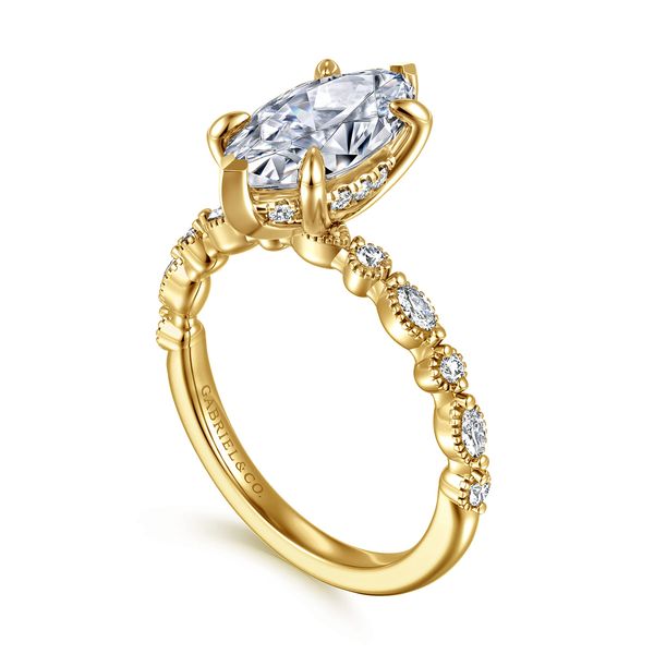 Hidden Halo Engagement Ring Image 3 The Ring Austin Round Rock, TX