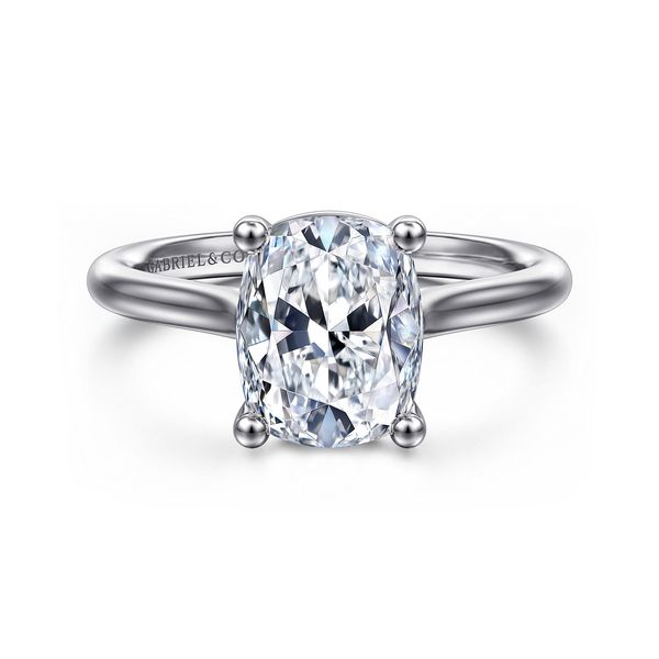 14K White Gold Solitaire Ring The Ring Austin Round Rock, TX