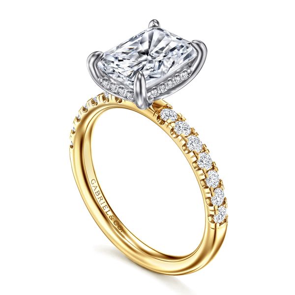 Hidden Halo Engagement Ring Image 3 The Ring Austin Round Rock, TX
