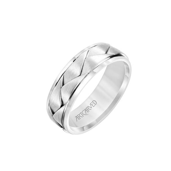 14K White Gold Band Ring The Ring Austin Round Rock, TX