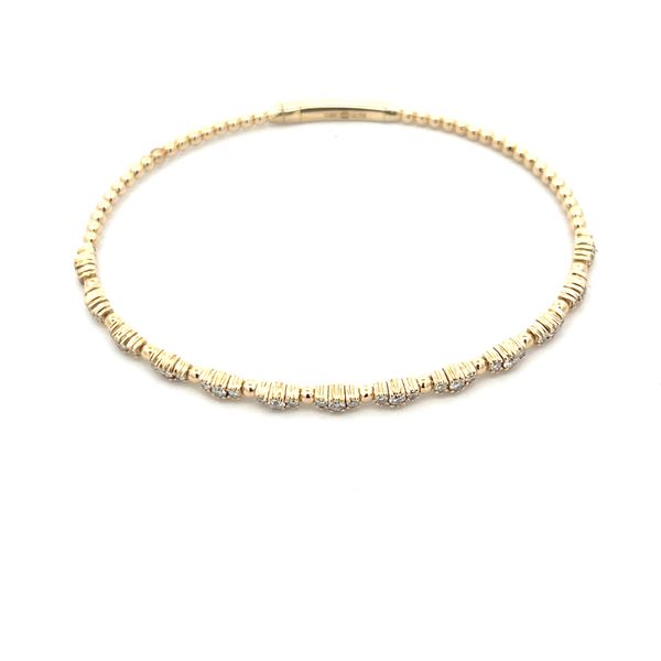 14K Yellow Gold Bangle Bracelet Image 2 The Ring Austin Round Rock, TX