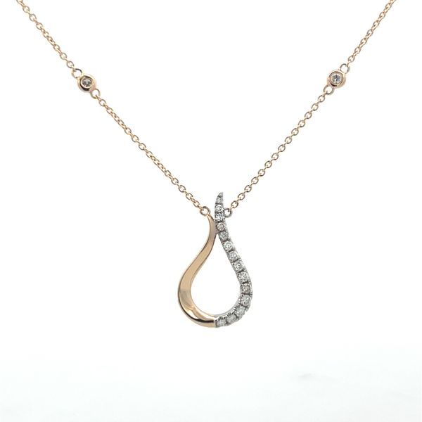 14K Yellow Gold Diamond By The Yard Necklace Image 4 The Ring Austin Round Rock, TX