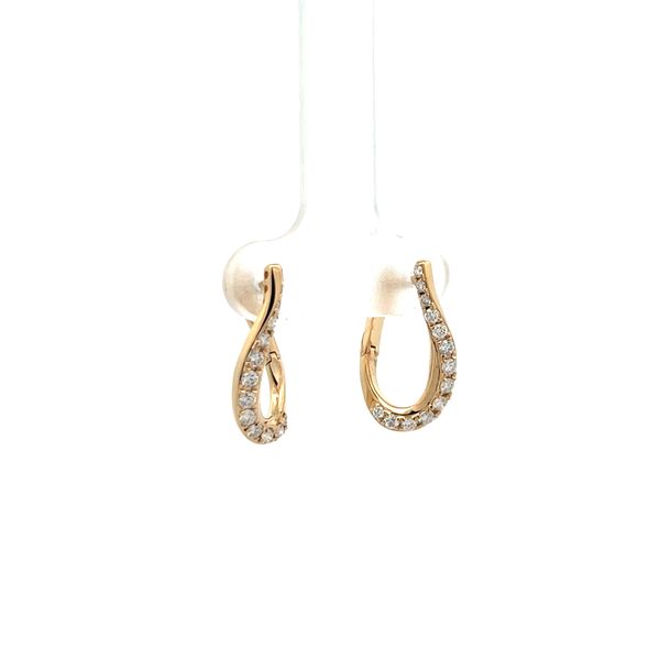 14K Yellow Gold Hoop Earrings The Ring Austin Round Rock, TX