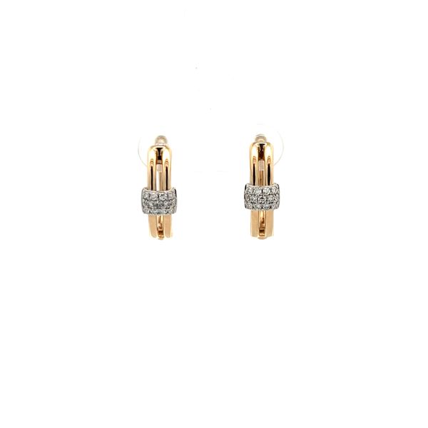 14K Yellow Gold Hoop Earrings The Ring Austin Round Rock, TX