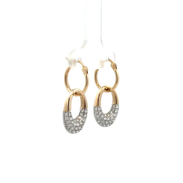 14K Yellow Gold Dangle Earrings Image 3 The Ring Austin Round Rock, TX