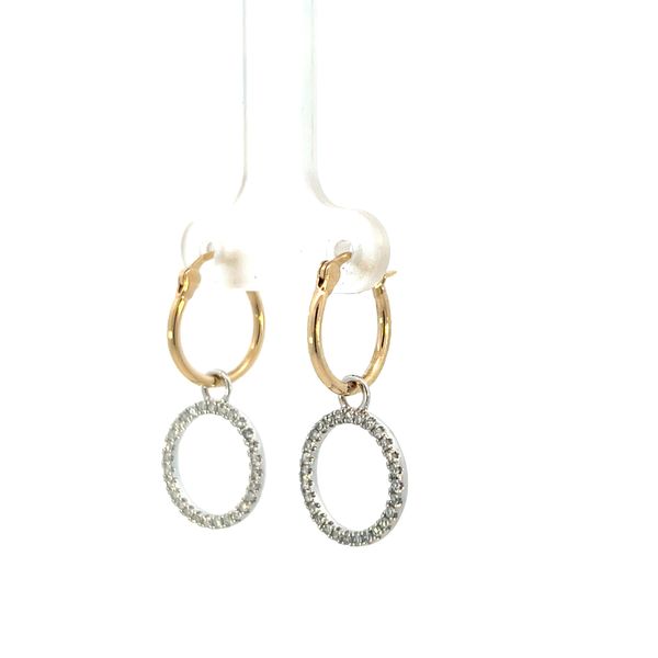 14K Yellow Gold Hoop Earrings Image 2 The Ring Austin Round Rock, TX
