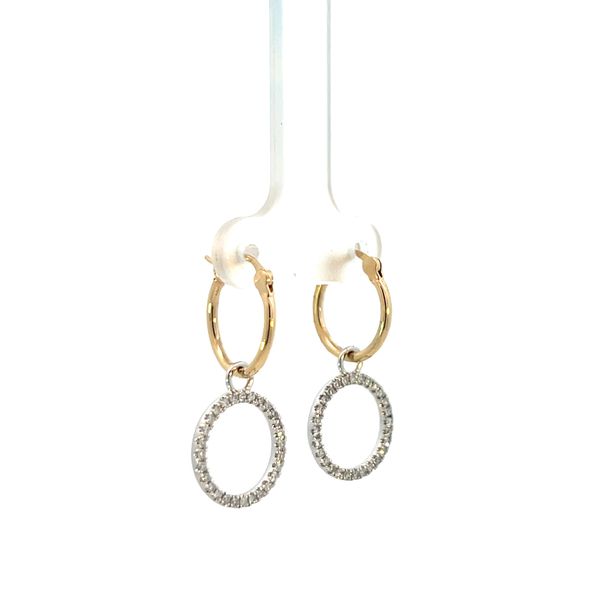 14K Yellow Gold Hoop Earrings Image 3 The Ring Austin Round Rock, TX