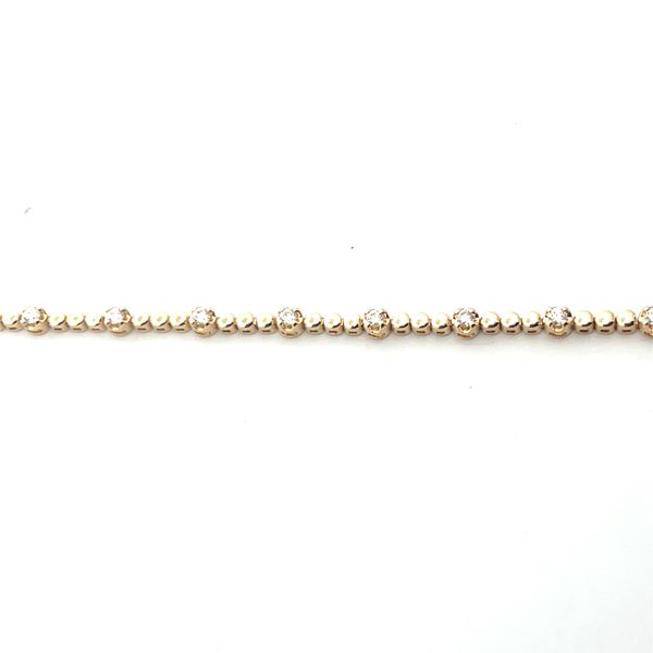 14K Yellow Gold Line Bracelet Image 3 The Ring Austin Round Rock, TX