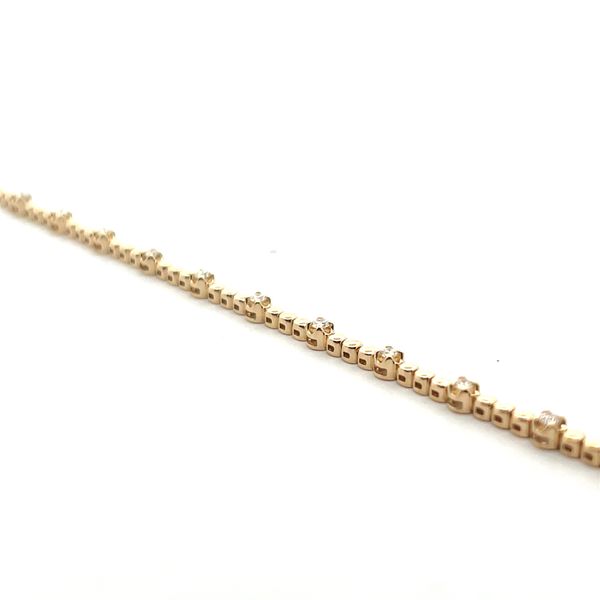 14K Yellow Gold Line Bracelet Image 4 The Ring Austin Round Rock, TX