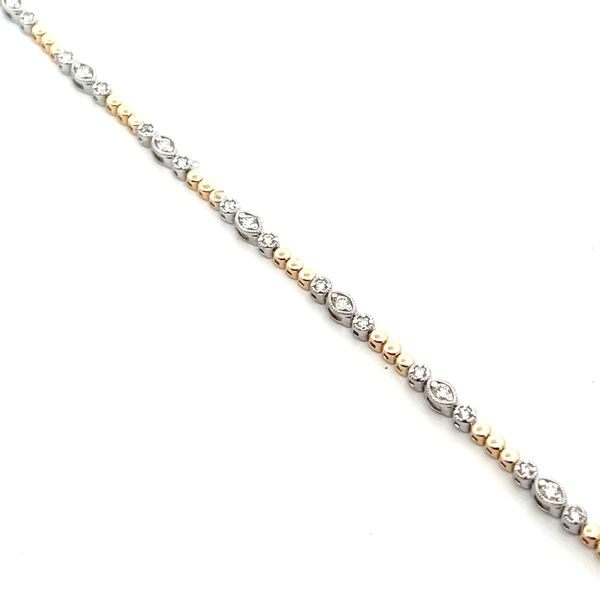 14K Yellow Gold Line Bracelet The Ring Austin Round Rock, TX