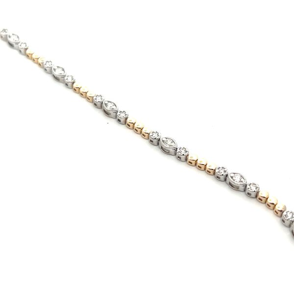 14K Yellow Gold Line Bracelet Image 4 The Ring Austin Round Rock, TX