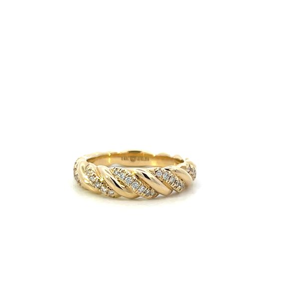 14K Yellow Gold Twisted Ring The Ring Austin Round Rock, TX