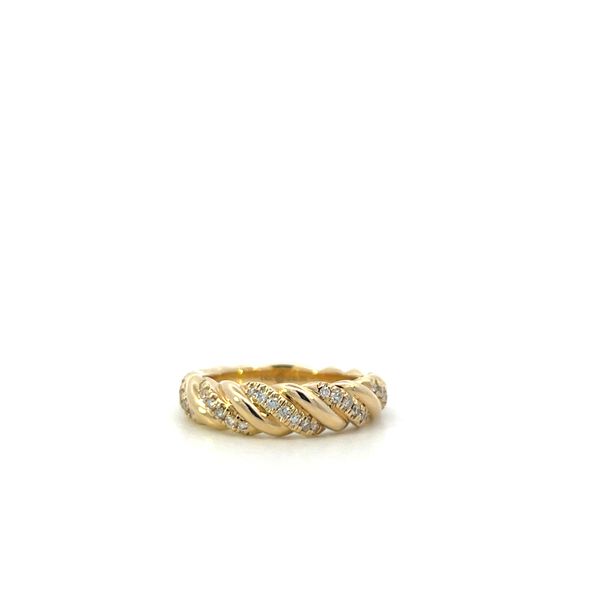 14K Yellow Gold Twisted Ring Image 2 The Ring Austin Round Rock, TX