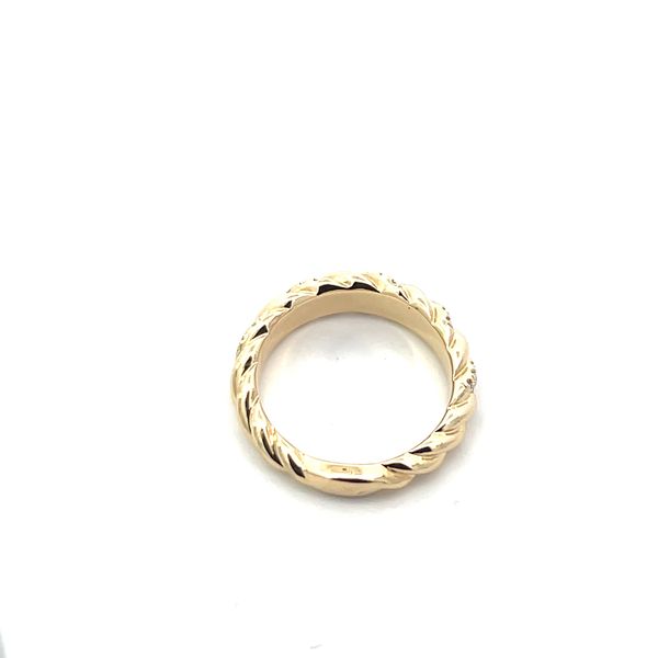 14K Yellow Gold Twisted Ring Image 3 The Ring Austin Round Rock, TX