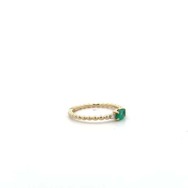 14K Yellow Gold Three Stone Ring Image 4 The Ring Austin Round Rock, TX