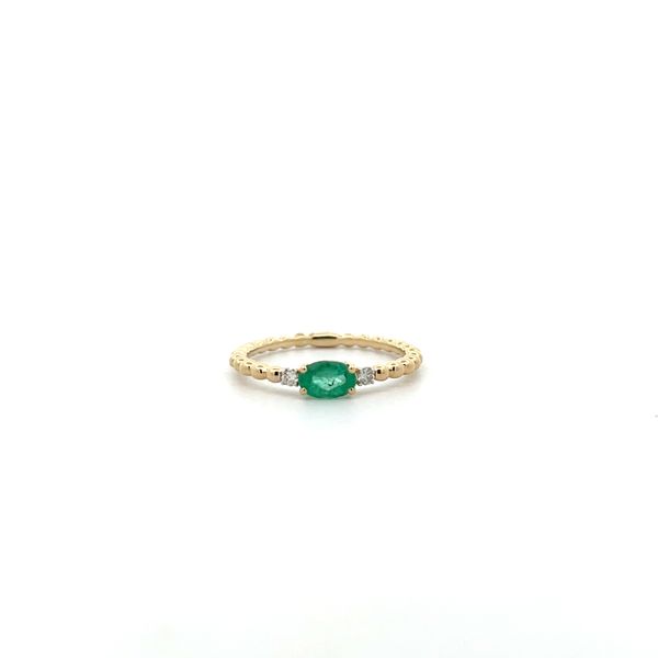 14K Yellow Gold Three Stone Ring Image 5 The Ring Austin Round Rock, TX