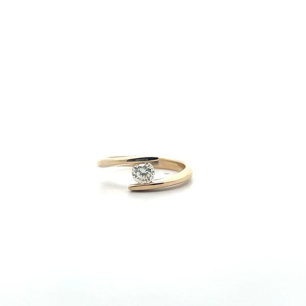 14K Yellow Gold Solitaire Ring The Ring Austin Round Rock, TX